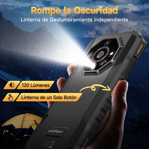 Celular Ulefone Armor X32 Pro 5g Dual Sim Rugged Phone 256gb Rom 8+8gb Ram 5.65 Smartphone Android 14 25mp Cámara De Visión Nocturna