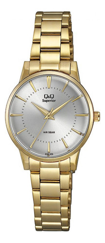 Reloj Para Mujer Q&q Superior S399j001y Dorado
