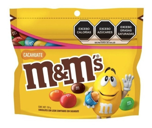 Chocolate M&m´s Con Cacahuate 124g D