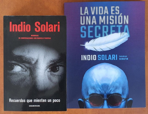 2 Libros Indio Solari Recuerdos Que Mienten Misión Secreta