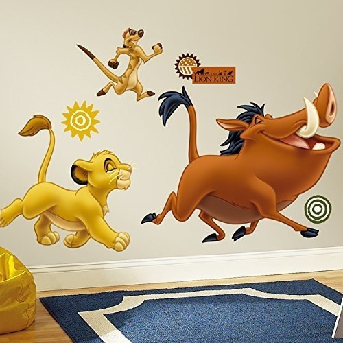 Roommates Rmk1922gm The Lion King Peel And Stick Giant Wall