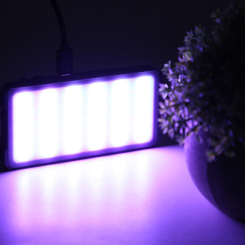 Luz Led De Vídeo Rgb Con Luz De Relleno Para Cámara Manbily