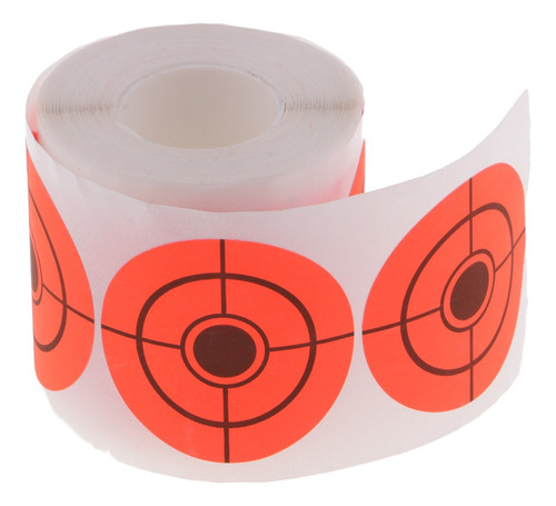 250x Adhesivo Tiro Adhesivo Papel Target Roll Fluorescente