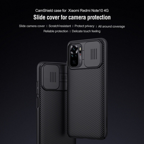 Imagen 5 de 5 de Case Nillkin Camshield Funda Carcasa Xiaomi Redmi Note 10s