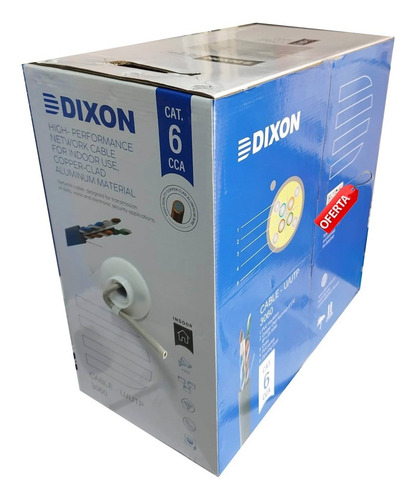 Imagen 2 de 3 de Dixon Cat6 3060 Rollo De 305 Metros