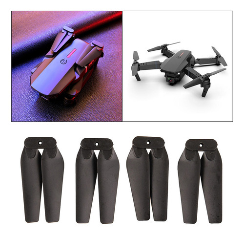 A 2x2 Pares De Cuchillas De Hélice For E88 Pro Mini Drone Rc