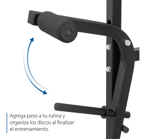Altera Bm-002 Banco Multipocisiones Para Pesas Kit Con Disco