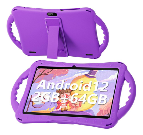 Sgin Tablet Android 12 Para Ninos, 2 Gb De Ram 64 Gb De Rom,