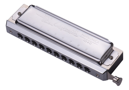Swan Armónica Cromática 10 Agujeros 40 Tonos Llave C Plata W
