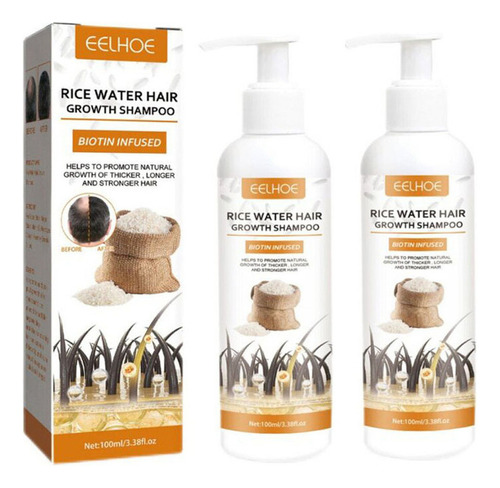 . Shampoo De Crescimento Capilar 200ml Para Queda De Cabelo