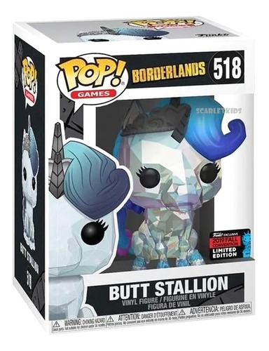 Funko Pop Butt Stallion Borderlands 518 Edicion Limitada Exc
