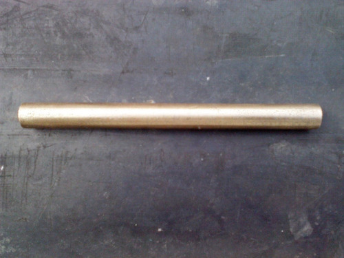 Bronze Grafitado Barra Redonda Diametro 12,70 Mm X 150 Mm