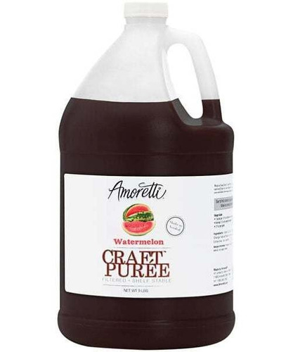 Jarabe Concentrado Amoretti Foodservice Sandia 1gal