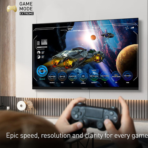 Vedd® Smart Tv De Pantalla 43 Pulgadas Led Tv 2K FULL Hd Televisores con Apple AirPlay y Google Play,Android Tv con Wifi Para sala de estar,Dolby Audio,Slim Bezel Design,Bluetooth,60 Hz