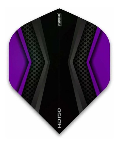 Us Darts 3 Sets 9 Vuelo Pentathlon 150 Morado Negro Dart