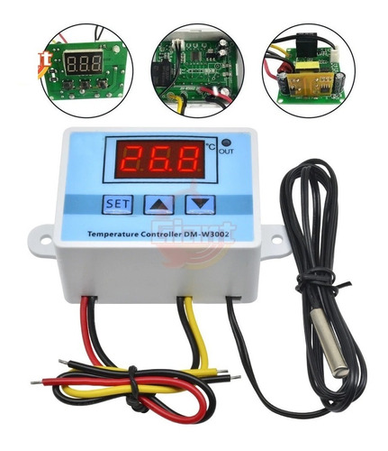 Termostato 220v Digital Control Sonda Temperatura Incubadora