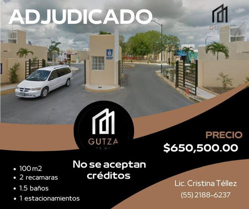 Imagen 1 de 13 de Casa En Remate En Villas Del Sol Plus Playa Del Carmen
