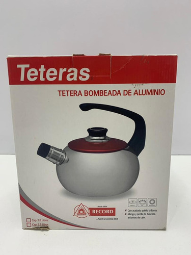 Tetera Peltre N°22 Limeña 3.50lt It. Record 2816 Xavi