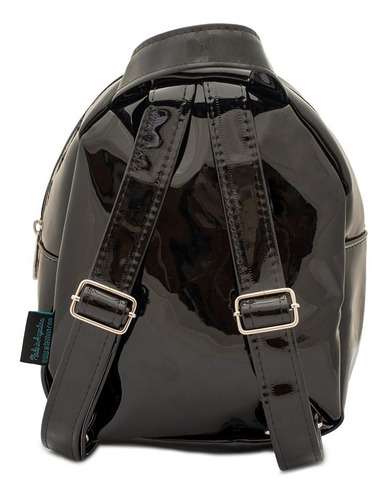 Imagen 3 de 6 de Cartera Mini Mochila Charol Regulable Regalo Mujer Artentino