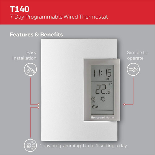 Honeywell Home T140c110aeu T140 7-días Termostato