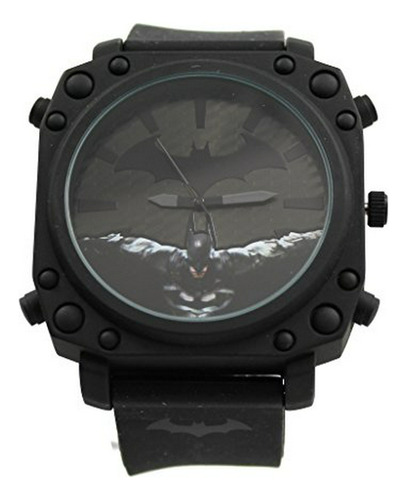 Reloj De Ra - Arkham City Sprayed Black Men's Watch (ark9047
