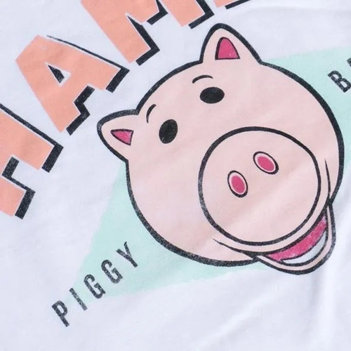 Imagen 3 de 4 de Hamm Mujer Playera Toy Story Disney Pixar Puerquito