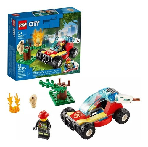 Kit De Construcción Lego City Incendio En El Bosque 60247