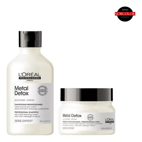 Shampoo + Máscara Metal Detox Loreal Professionnel