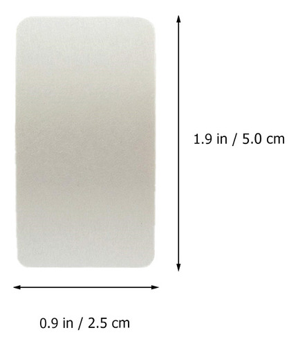 2 Rollos De Etiquetas Adhesivas De Papel Adhesivas Rectangul