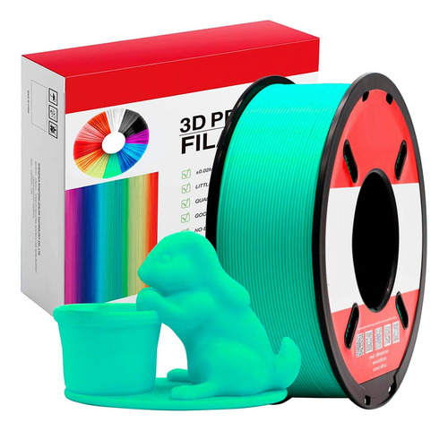 Filamento Pla Impresión 3d 1.75 Mm Alta Precisión 1 Kg Color Verde