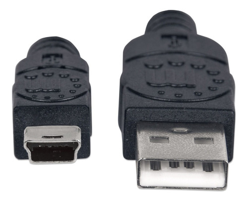 Cable Usb Mini-usb B 5 Pines V3 Manhattan Negro 333375