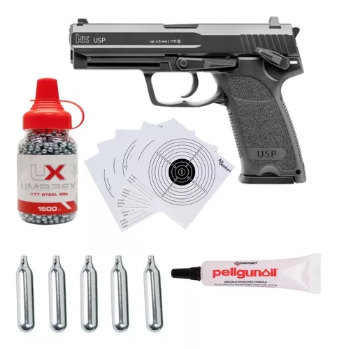 Umarex Hk Usp .177 (4.5mm) Blowback Bbs Co2 18rds Xchws C | Envío Gratis