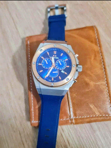 Reloj Tw Steel Ceo Acero Y Azul Edición Limitada. Azul Plateado Y Cobre Azul (Usado)
