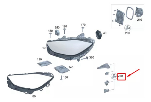 Kits De Soporte De Reparación De 1 Par A2068209700 A20682098