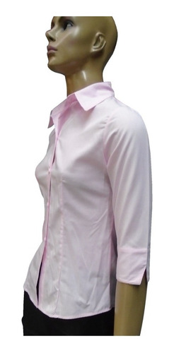 Camisa De Mujer  Uniforme Manga 3/4 Envios A Todo El Pais