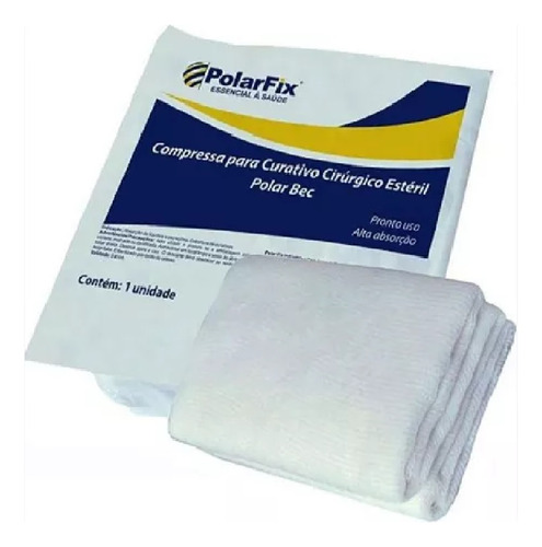 Kit 20 Curativos Algodonado Compressa Tipo Izobec 15x60cm