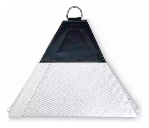 Malla Sombra 90% 2x2x2 M Triangulo Velaria Raschel Blanco
