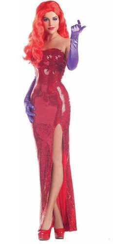 Disfraz De Jessica Rabbit Para Mujer Talla: Xl Halloween