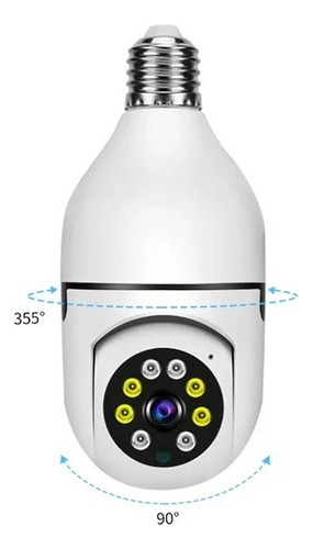 Camara Inteligente 360° Wifi Ptz Seguridad Vigilancia Smart 