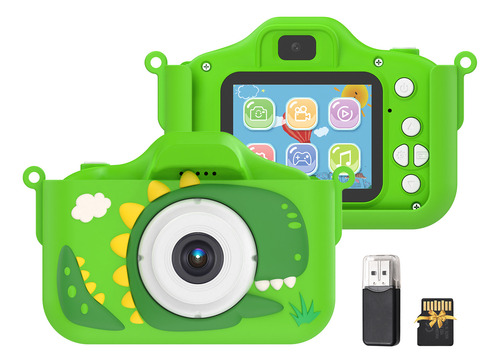 Bonita Cámara Digital Para Niños De 1080p Con Doble Lente De