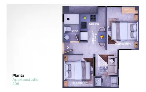 Broker - Apartaestudios En Obra Gris Barrio Cadillal Popayán