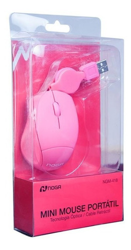 Imagen 2 de 3 de Mouse Mini Noganet Ngm-418 Verde