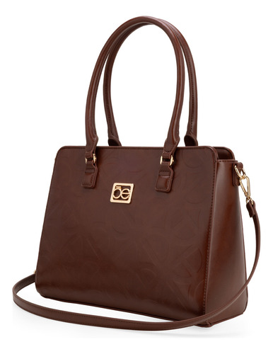 Bolsa Satchel Cloe Isarel I Mediano Color Marrón