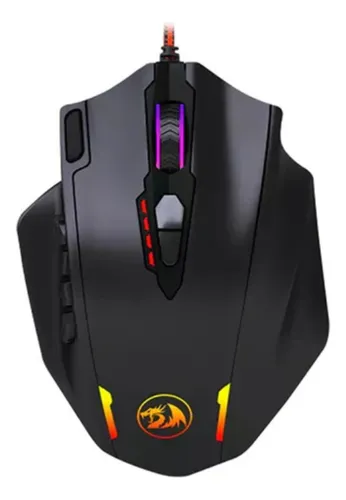 comprar Mouse Gamer Redragon Impact M908 Negro Caja Abierta
