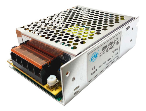 Fonte De Alimentação Chaveada 2.5a 60w 24v Bivolt Automática