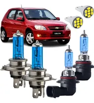 Comprar Kit Lâmpadas H4 Hb4 Celta Iluminação Branca 6500k Carro 12v