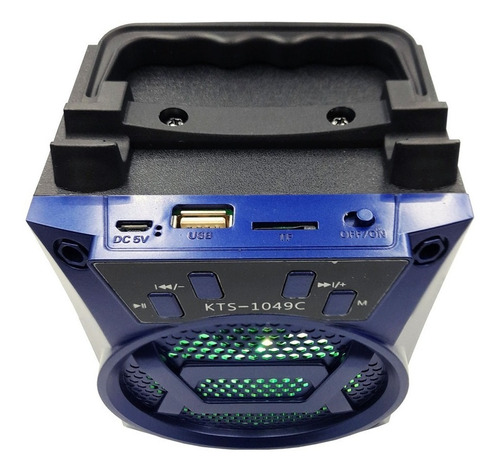 Bocina Bluetooth 3 Pulgadas Con Luz De Led Usb Kts-1049