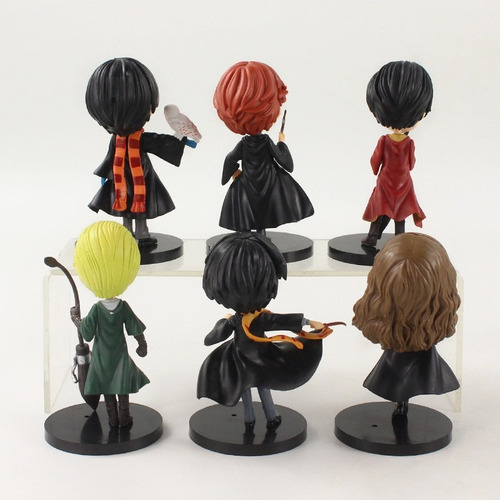 Set 6 Figuras Harry Potter Coleccion Ron Hermione Draco