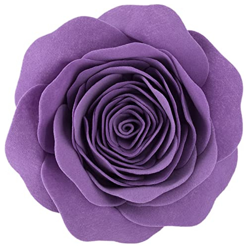 Funda De Almohada Flores Moradas, Funda Decorativa Estã...