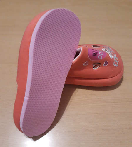Pantuflas Soft Acolchadas Juvenil Amor Antideslizante